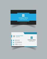 corporate business card design template vector