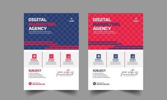 Digital marketing agency corporate flyer