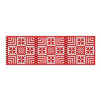 Pixelized pattern Vyshyvanka Traditional Ethnic Ukrainian Seamless Pattern slavic ornament vector
