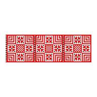 Pixelized pattern Vyshyvanka Traditional Ethnic Ukrainian Seamless Pattern slavic ornament vector