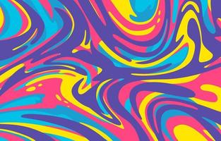 Colorful Psychedelic Template concept vector