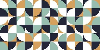 Abstract colorful Scandinavian Bauhaus background. Geometric vector pattern. Vintage style 80s in flat style.