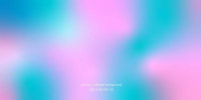 Vector abstract colorful background blurred gradient pastel colors palette for wallpaper. Soft gradient in blue, purple, cyan and pink