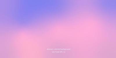 paleta de colores pastel de degradado borroso de fondo colorido abstracto vectorial para papel tapiz. degradado suave en azul, morado, cian y rosa vector