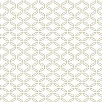 Modern vector seamless illustration. Linear gold pattern on a white background. Ornamental pattern for leaflets, printing, wallpaper, backgrounds