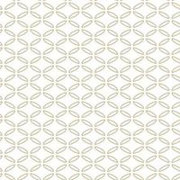 Modern vector seamless illustration. Linear gold pattern on a white background. Ornamental pattern for leaflets, printing, wallpaper, backgrounds