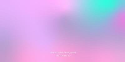 Vector abstract colorful background blurred gradient pastel colors palette for wallpaper. Soft gradient in blue, purple, cyan and pink