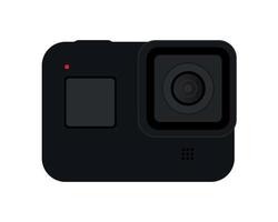 Small portable Action Camera Illustration. vector