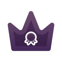 medal crown gradient logo design modern template icon