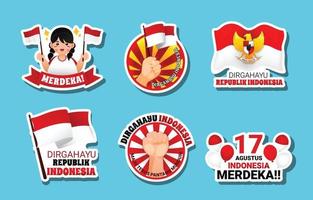 Indonesian Independence Day Celebrate Sticker