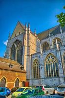 colegiata de san martín en lieja, bélgica, benelux, hdr foto