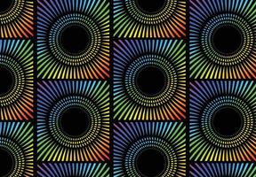 Rainbow gradient geometric new pattern background vector