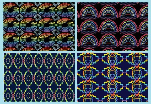 Rainbow gradient geometric new pattern background