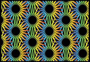 Rainbow gradient geometric new pattern background vector