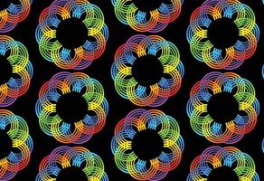 Rainbow gradient geometric new pattern background vector