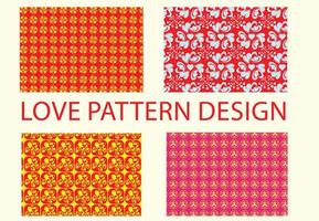 Hearts pattern design. Love concept. Design of textures and backgrounds vector