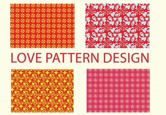 Hearts pattern design. Love concept. Design of textures and backgrounds
