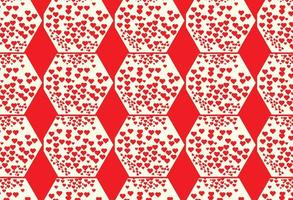 Hearts pattern design. Love concept. Design of textures and backgrounds vector