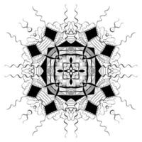 Abstract ornament. Ethnic decorative elements vector