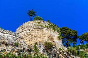 Fortress of Prince's palace on the cliff, Fontvielle, Monte-Carlo, Monaco, Cote d'Azur, French Riviera photo