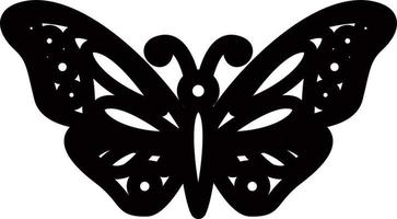 Set of butterflies of different shapes. vector