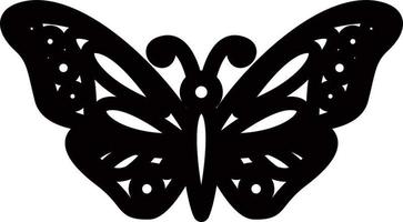 Set of butterflies of different shapes. vector