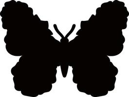 Set of butterflies of different shapes. vector