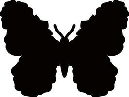 Set of butterflies of different shapes. vector