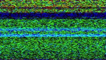 Colorful TV snow - Loop video