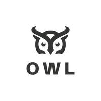 Owl logo template Premium Vector