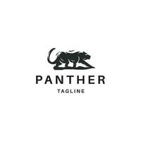 Panther logo template vector