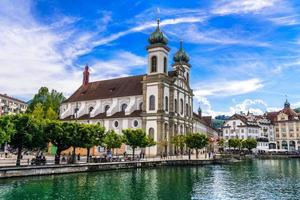 iglesia jesuita, jesuitenkirche en lucerna, luzern, suiza foto