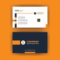 Corporate identity Business Card Design Template vector