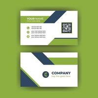 plantilla de diseño de tarjeta de visita de identidad corporativa vector