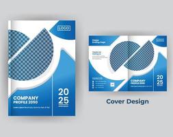 Company profile business brochure annual report design template vector