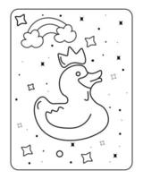 kawaii coloring page, kids coloring page, kids kawaii coloring page vector