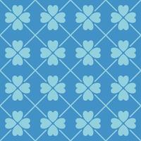 monochrome linen floral fabric pattern vector