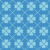 monochrome linen floral fabric pattern vector