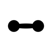 Dumbbell icon template vector