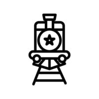 plantilla de icono de tren vector