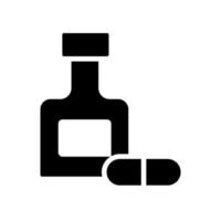 capsule jar icon vector