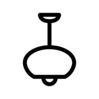 Hanging Lamp icon vector