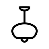 Hanging Lamp icon vector