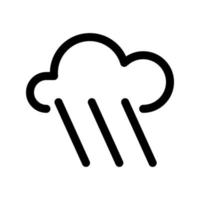 ilustración vectorial gráfico del icono de la lluvia vector