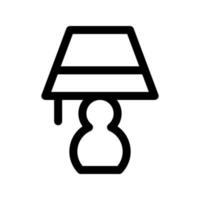 Illustration Vector Graphic of Table Lamp Icon
