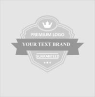 round logo icon template for business label vector