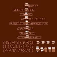 ABC. Modern geometric modular font design. Trendy alphabet letters. Vector. vector