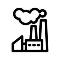 Factory icon template vector