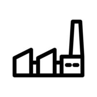 Factory icon template vector