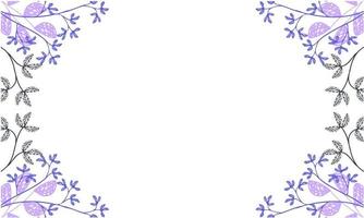 herbal frame, floral frame vector